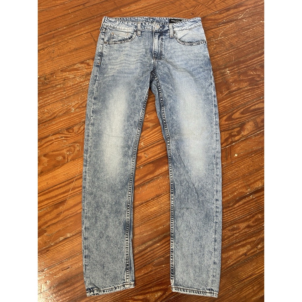 Bonobos Mens Slim Taper Blue Jeans Size 31x32 Acid Wash Golf Stretch Straight